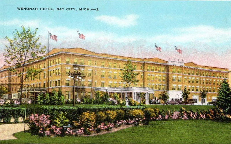 Wenonah Hotel - Vintage Postcard